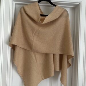 Claudia Nichole Classic Camel Knit Poncho